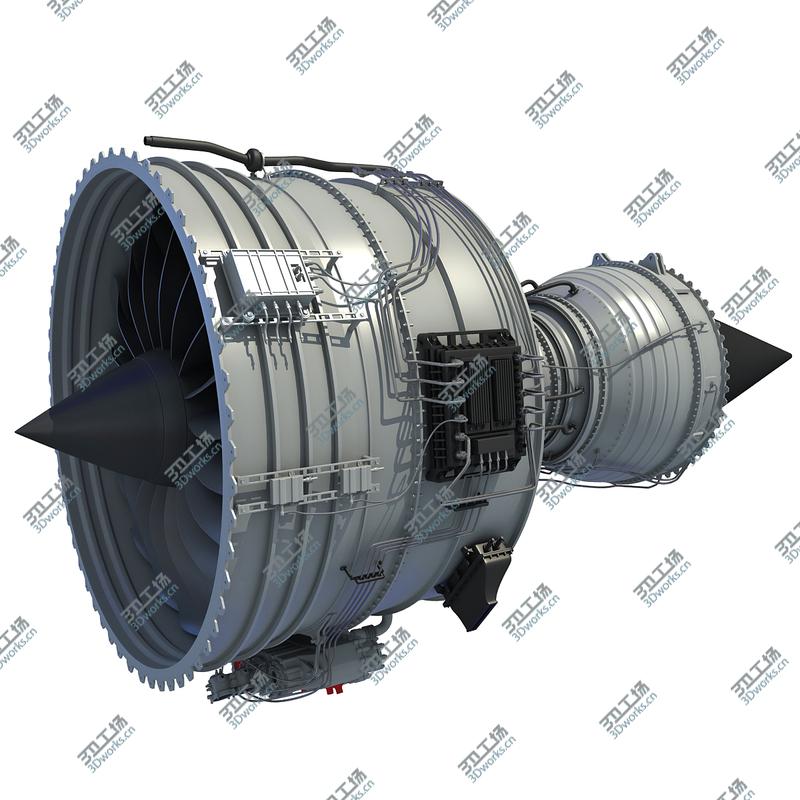 images/goods_img/2021040232/Turbofan Aircraft Engine 3D Model/2.jpg
